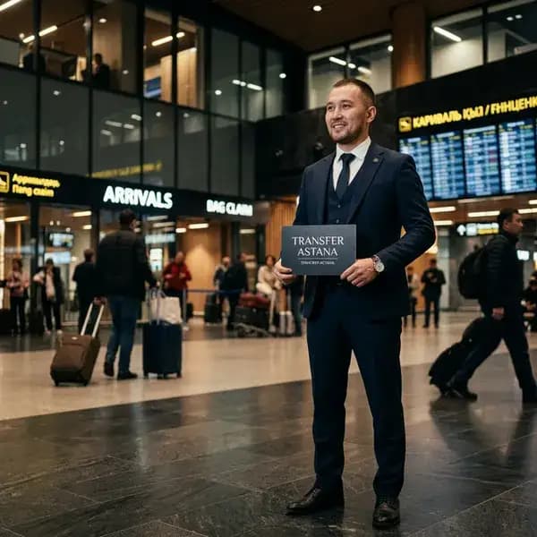 Встреча с табличкой